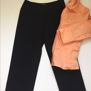 Ralph Lauren high waisted black trousers