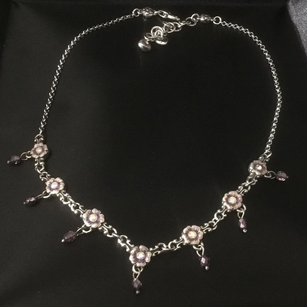 Brighton Lavender/Purple Flower Necklace