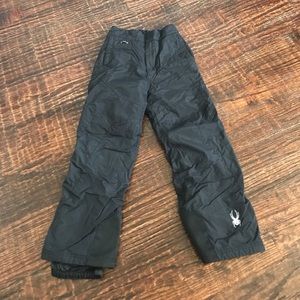 Black Spyder ski pants