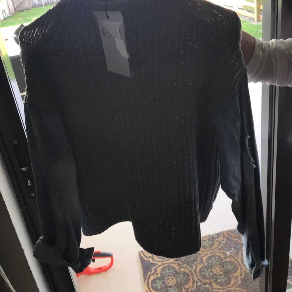 Jean jacket with gray