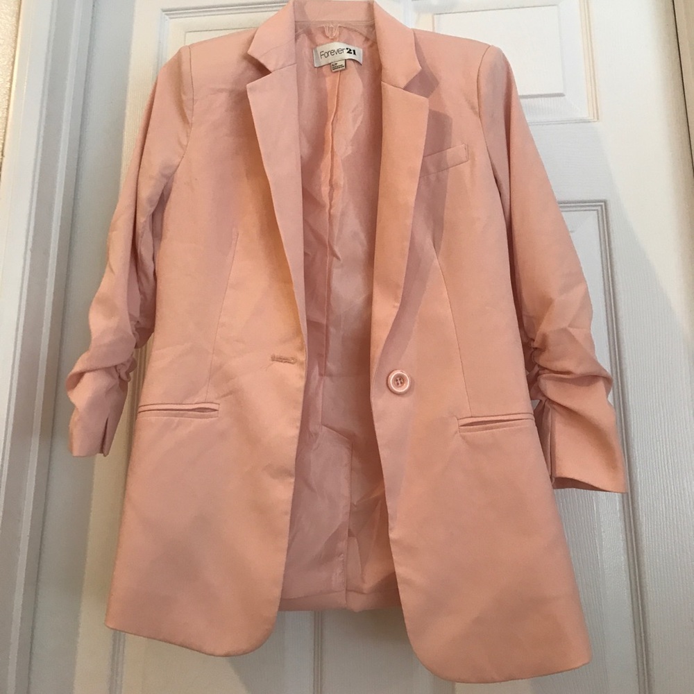 Pink blazer
