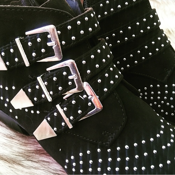 LAST PAIR!!//The Emma// Black studded bootie - Picture 5 of 8