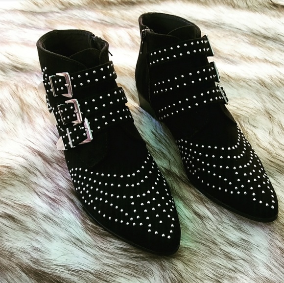LAST PAIR!!//The Emma// Black studded bootie - Picture 6 of 8