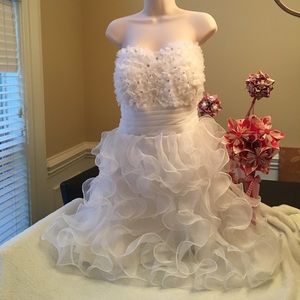 Short White Formal/Bridal Gown