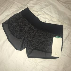 NWT lululemon speed shorts