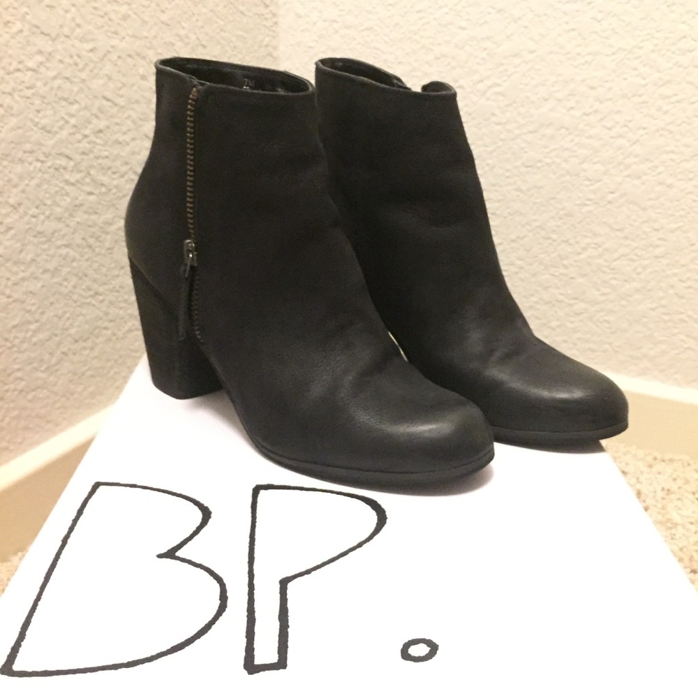 BP Trolley -Lea Black Booties