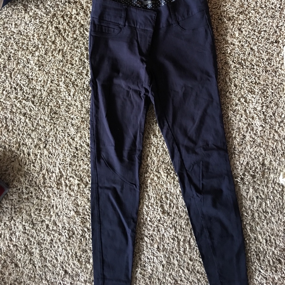 Skinny ankle dress pants