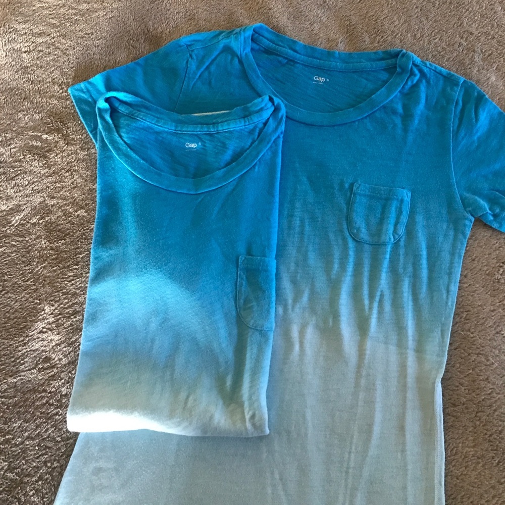 Gap tee (2) 100% cotton pocket tees