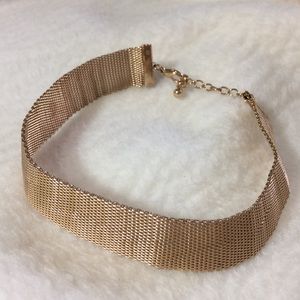 Forever 21 Gold Mesh Choker