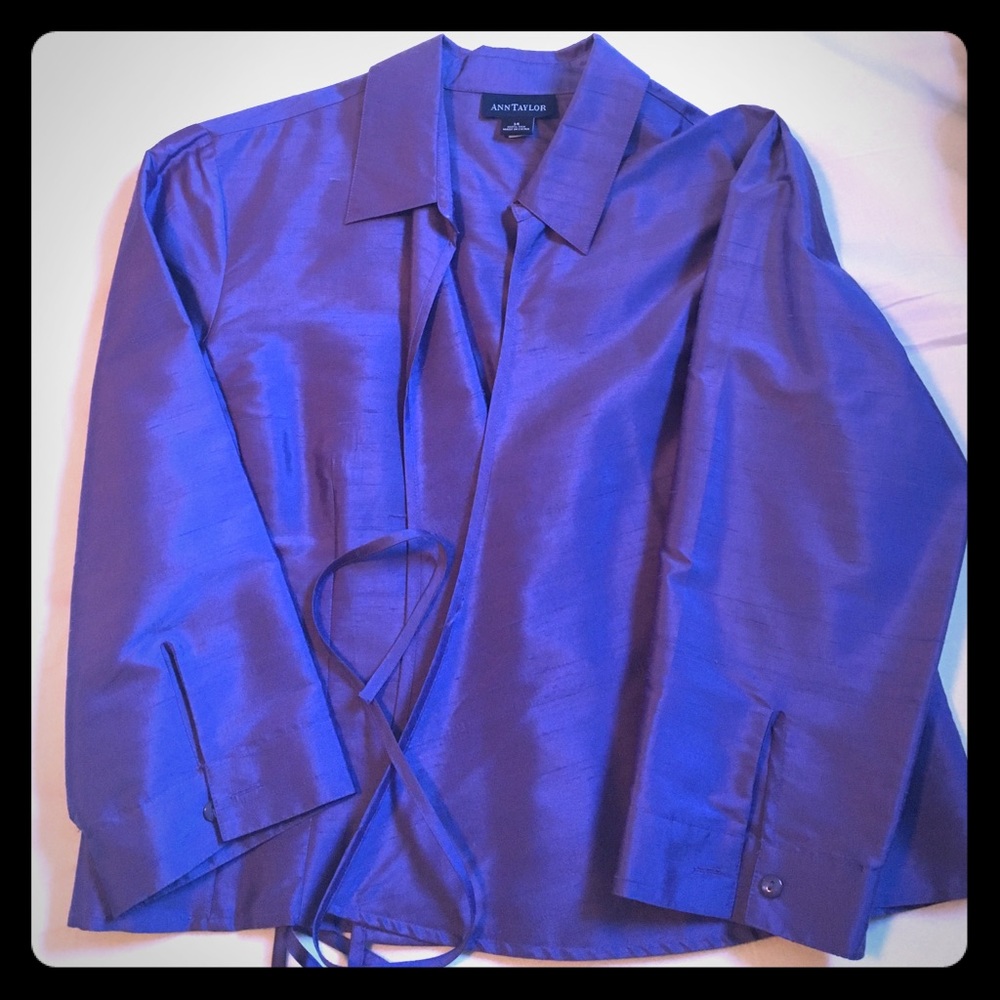 Ann Taylor wrap shirt