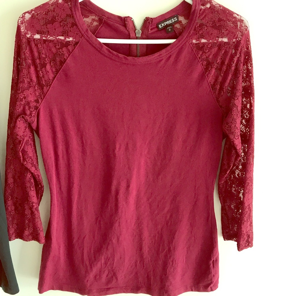 Maroon express top