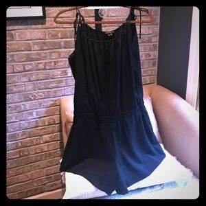 Theory Black Romper