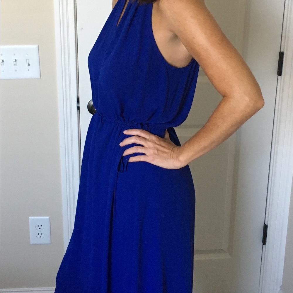 Royal blue BCBGMAXAZRIA dress. - Picture 2 of 4
