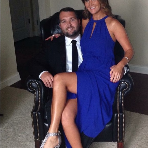 Royal blue BCBGMAXAZRIA dress. - Picture 3 of 4