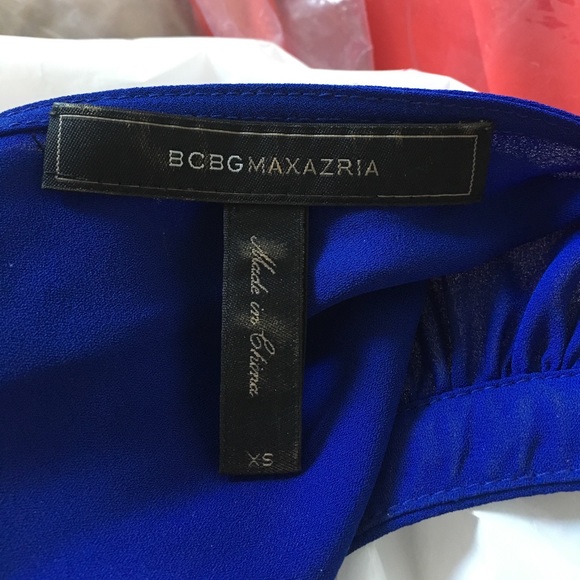Royal blue BCBGMAXAZRIA dress. - Picture 4 of 4