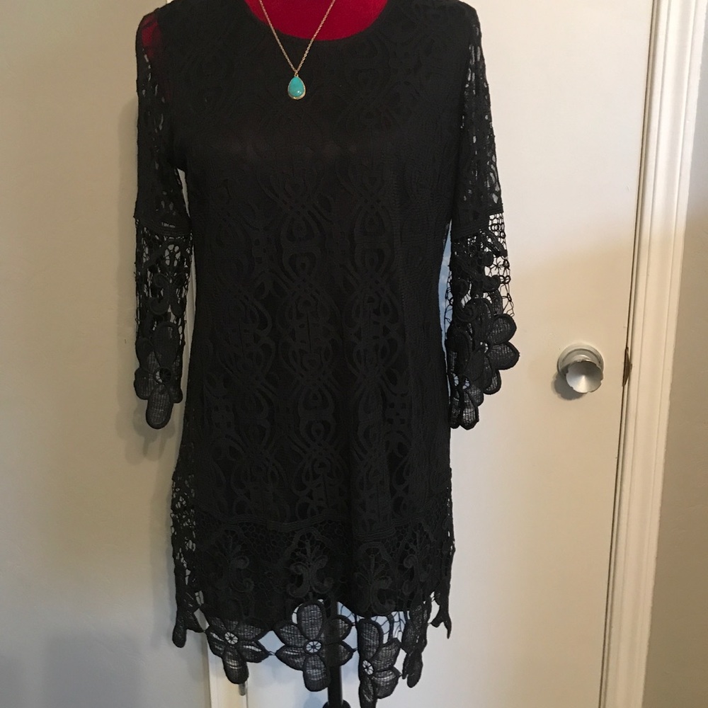 Black, Lace, NWOT Dress