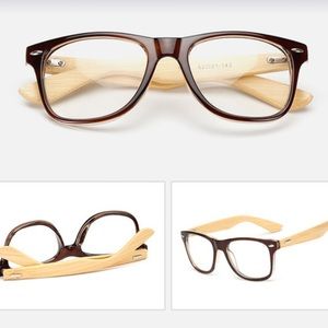 Polarized retro/vintage bamboo sunglasses