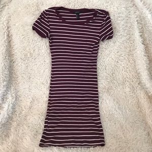 Striped fitted dress