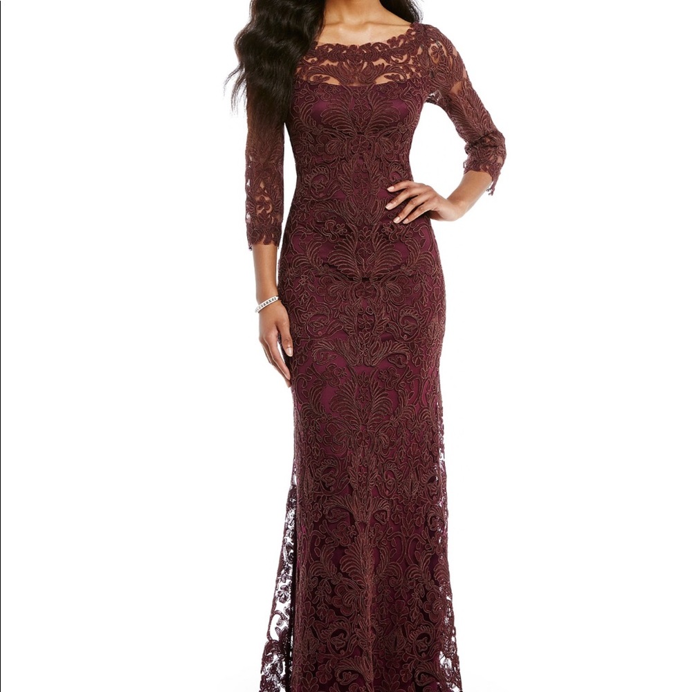 Tadashi Burgundy Dress