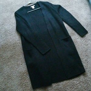 Long Black Cardigan
