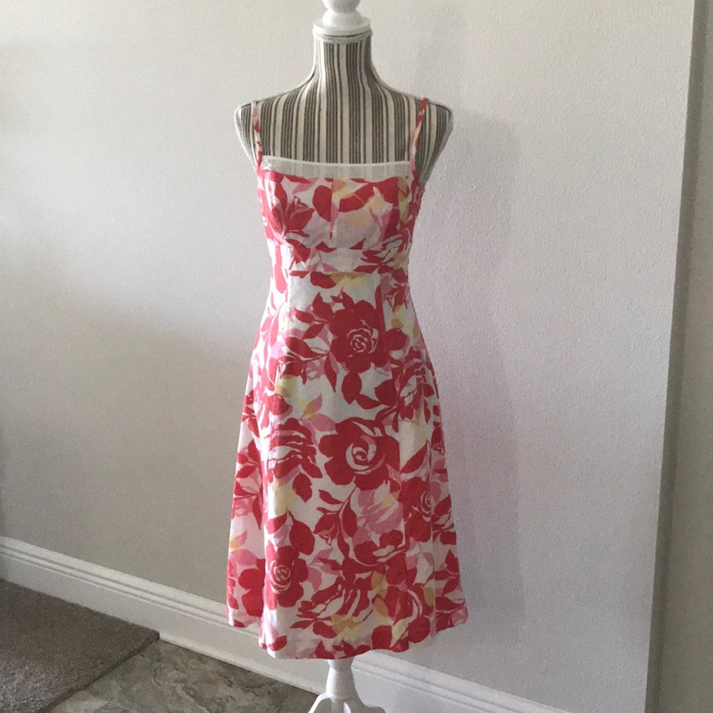 New York and Company Red/Pink Sundress 4