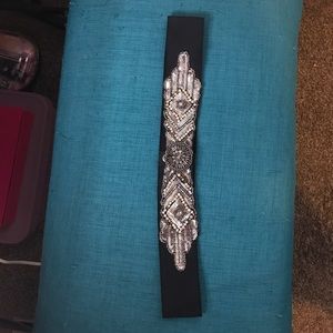 Sequined waist belt