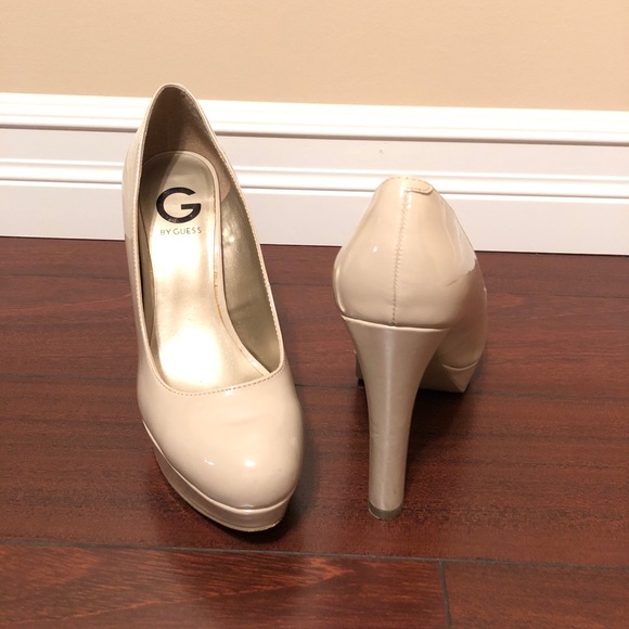 Guess Gverna nude pumps size 8.5 - Picture 1 of 4