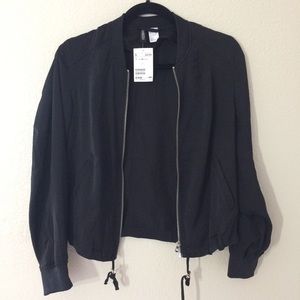 H&M Black Bomber Jacket