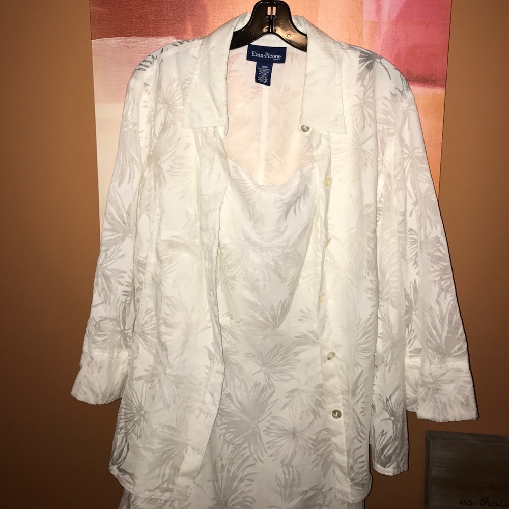 🎉2hr SALE Evan Picone Dress and blouse