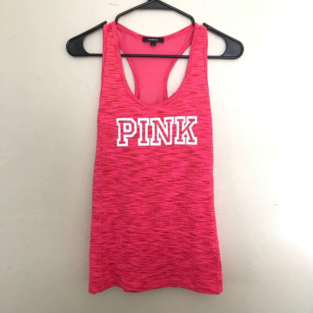 Pink workout top