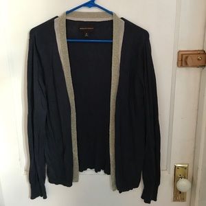 Gold & Navy Cardigan