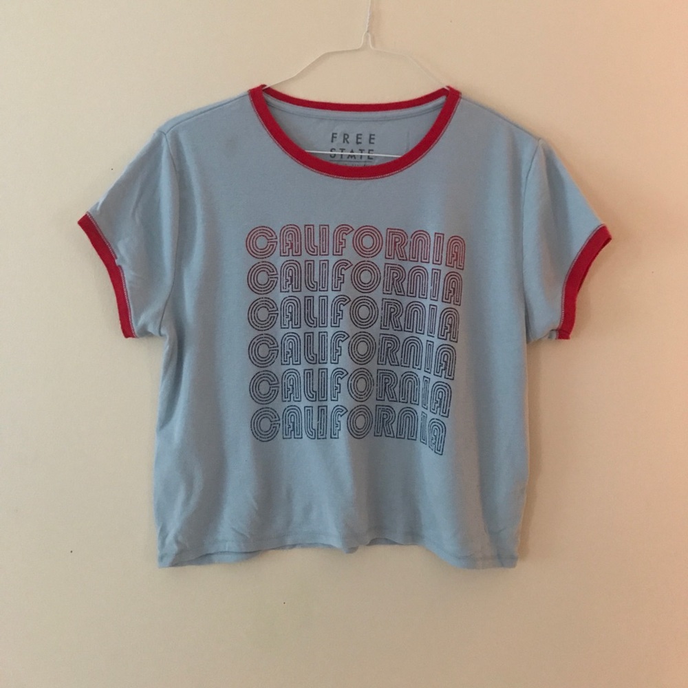 Vintage Looking California Crop Top