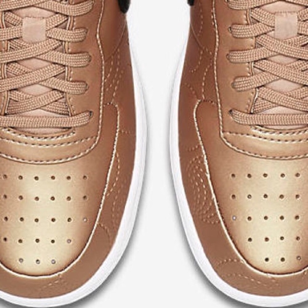 Bronze Nike Air Rose Gold Sneakers Metallic - Picture 3 of 7