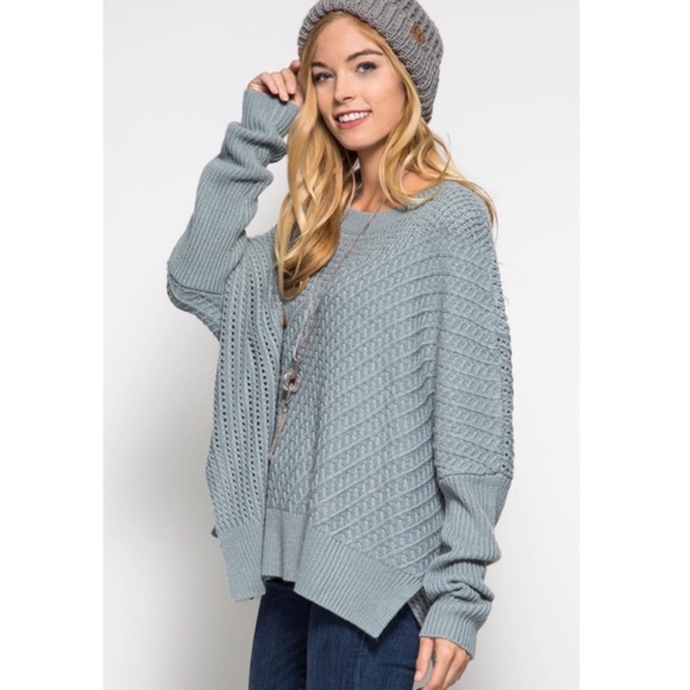 EMIKO long sleeve oversize sweater - Picture 3 of 3
