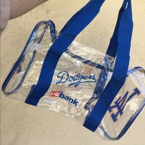 LA DODGERS clear duffle - new