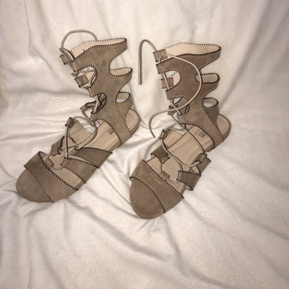 Catherine Malandrino tan sandals