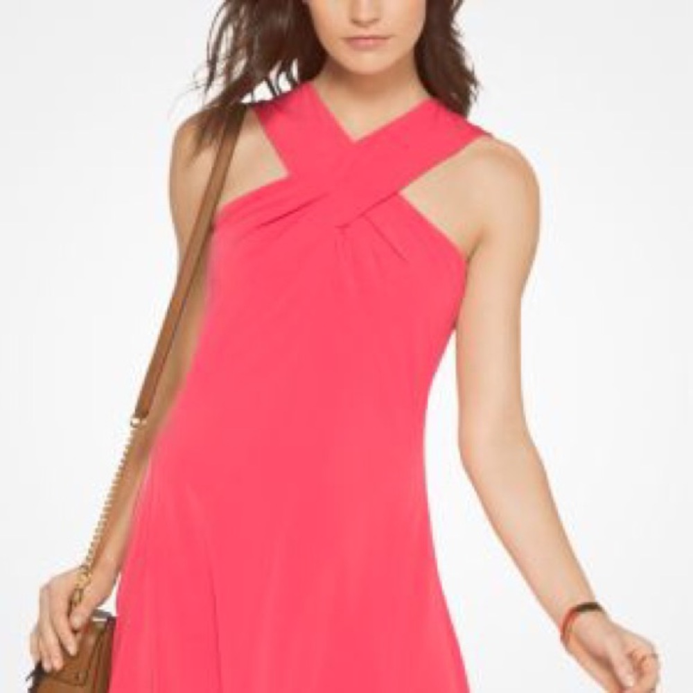 Michael Kors cross neck dress