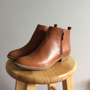 Brown ankle boots