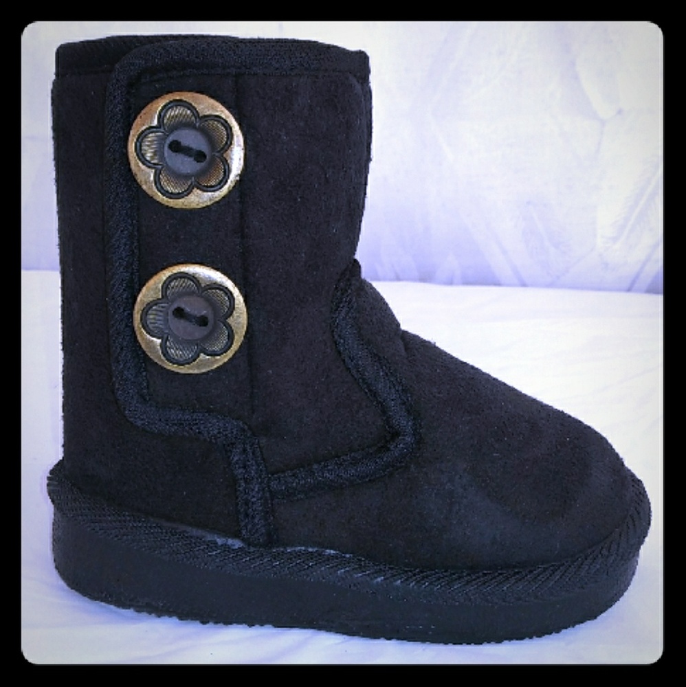 Infant Toddler Baby Faux Suede Flat Winter Boots