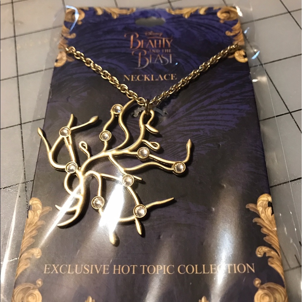 Disney Live Action Beauty And The Beast Neclace