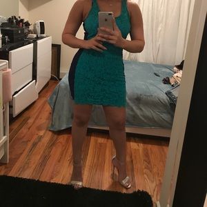 Madison Marcus lace dress