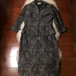 Skirt and Blazer Set