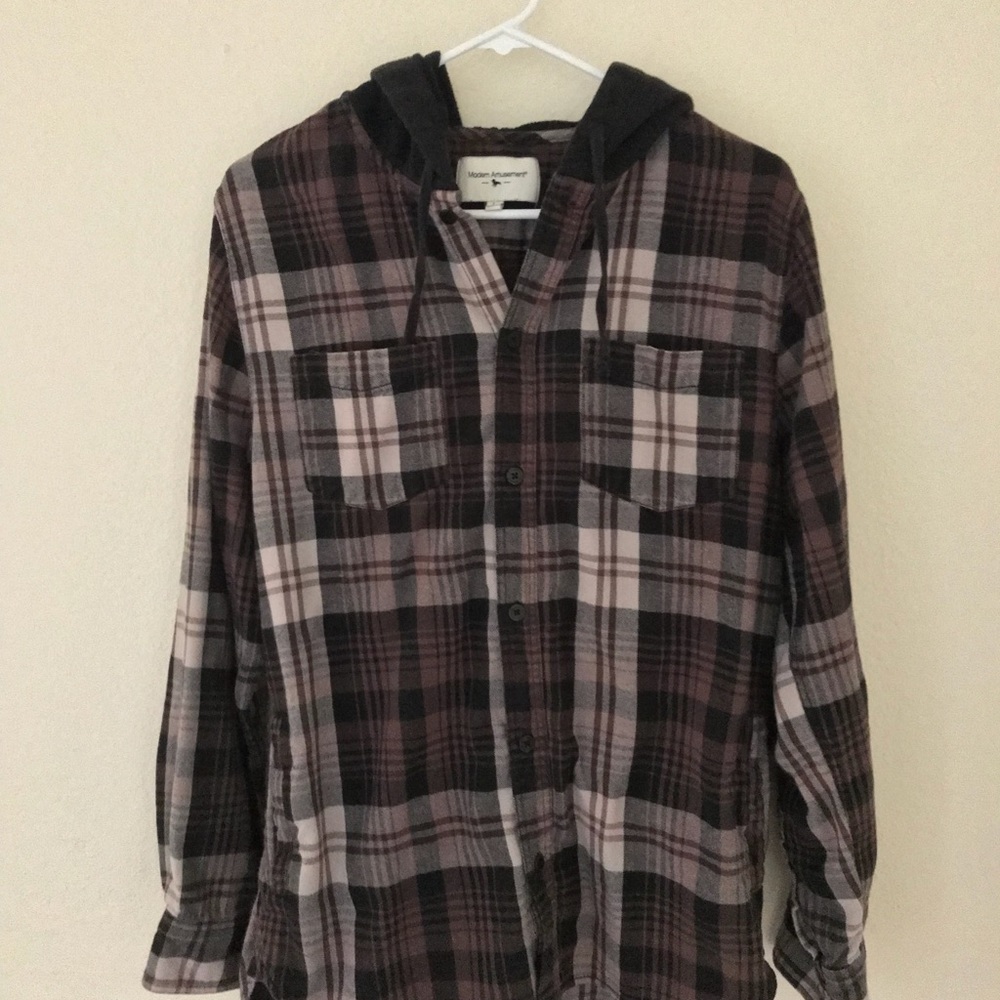 Brown flannel