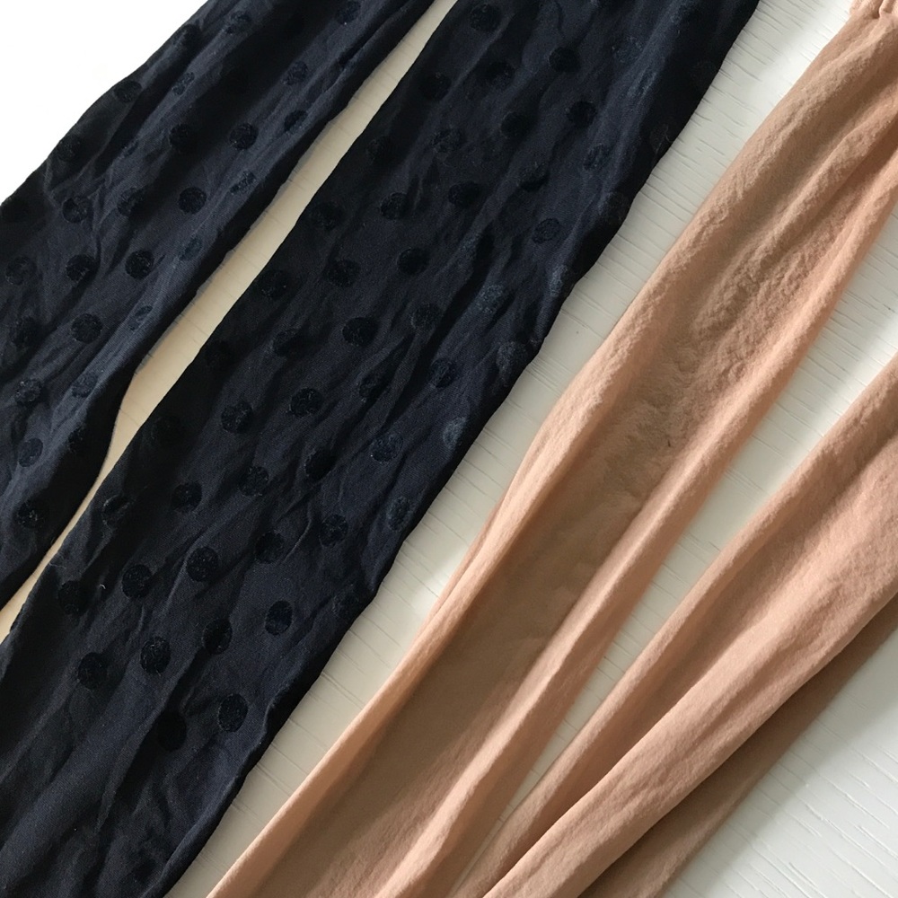 EXPRESS Bundle Body Shaping Sheer Full Tights S/M