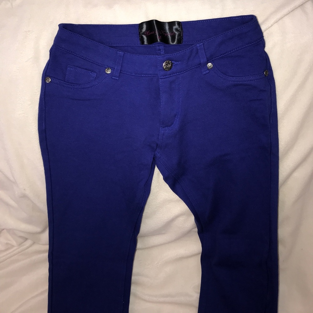 Dark blue skinny jeans
