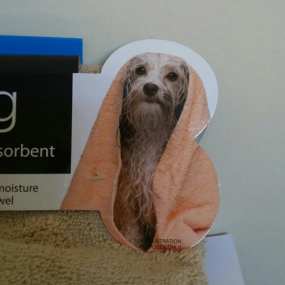 Medium Super Absorbent Dog Drying Towel.