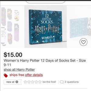 ISO Harry Potter 12 days of socks
