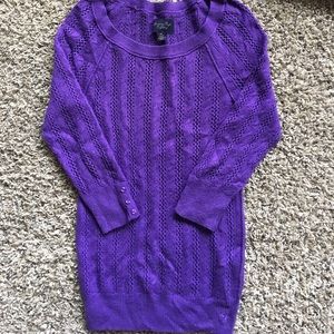 Purple sweater