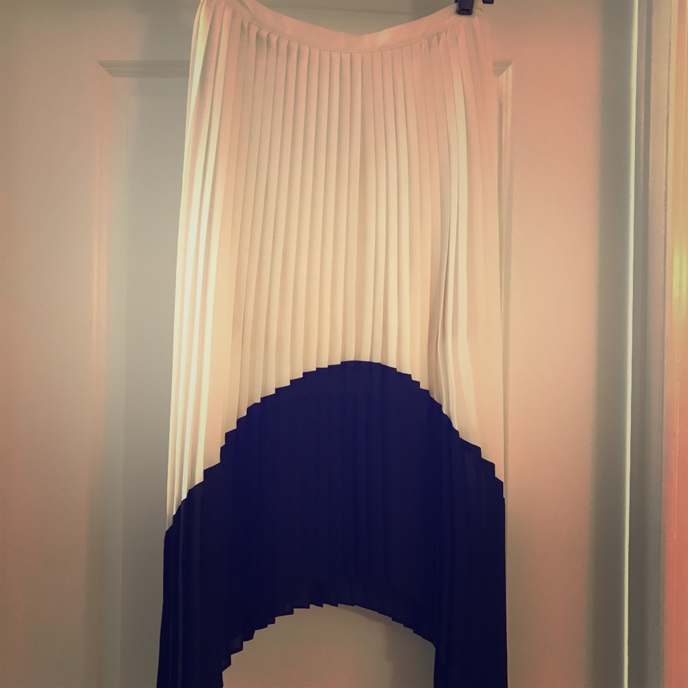 Express sharkbite dressy skirt.