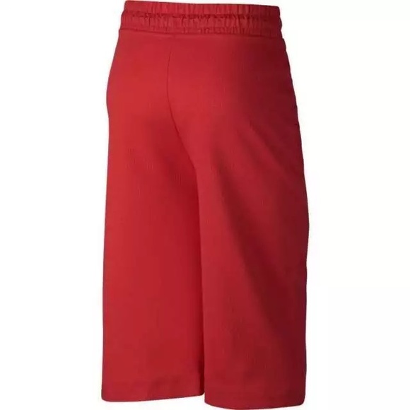 NIKE TECH PACK Fleece Active Capri Pants Red Women - Picture 2 of 2